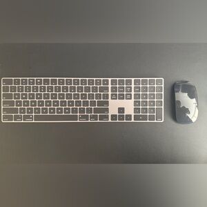 Apple Magic Mouse and Magic Keyboard with numerical keypad